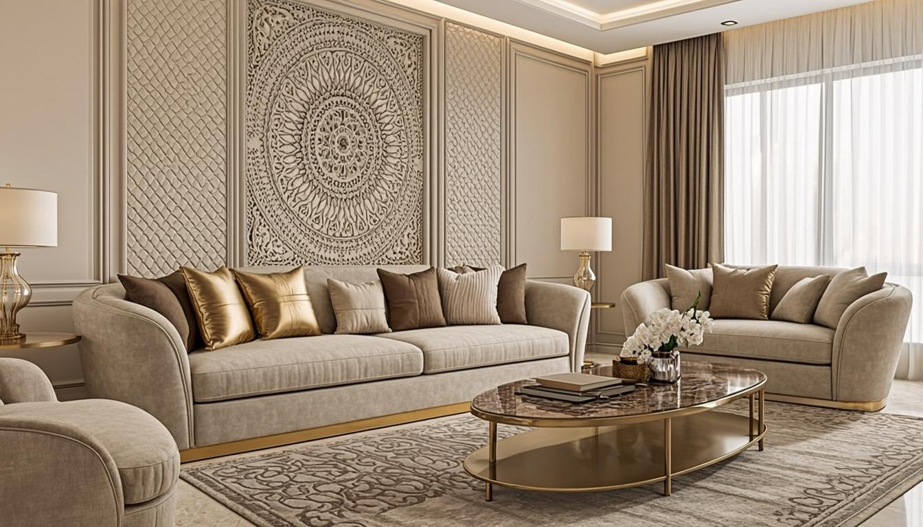 Elegant UAE villa interior decoration